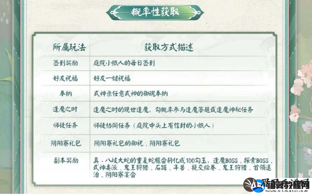 阴阳师手游免费领